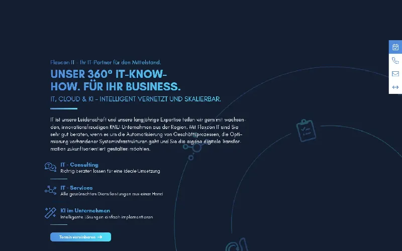 Website von flexcon IT